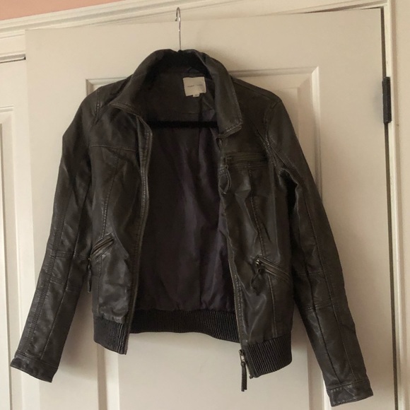 Faux leather jacket - Picture 1 of 2